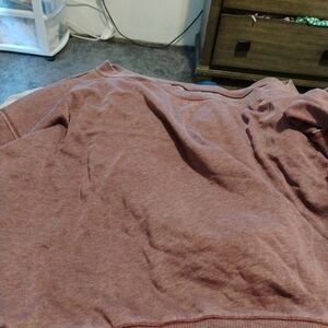 Maurices Mauve Off-the-Shoulder Sweater
